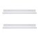 AZSKY 24 Inch Picture Ledge Shelf Floating Shelves Wall Mounted Set of 2 White
