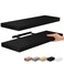 Sorbus Floating Shelves for Wall 24 Bathroom Shelves Wall Decor for Bedroom Kitchen Living Room Home Decor Book Storage Mounted Floating Shelf with Invisible Brackets Black 2 Pack