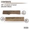 PIPE DECOR 36 Sustainable Boulder Black Live Edge Wood Shelf Wood Only 2Pack