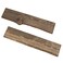 PIPE DECOR 36 Sustainable Boulder Black Live Edge Wood Shelf Wood Only 2Pack