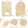 Tatuo 2 Pieces Boho Wall Shelf Decor Floating Shelves for Wall Wooden Hanging Holder for Living Room Bathroom Bedroom Office Nursery DecorationBoho Sun