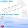 DILIBRA Set of 6 Floating Shoe Display Shelf with Lights Glow Color Changing Clear Acrylic Shoe Shelf for Wall Levitating Sneaker Shelves Wall Mount for Display Your Top Shoes Collection