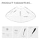 Sezanrpt 7x7 Inch Corner Shelf Wall Mount Set of 2 Acrylic Corner Floating Shelves Clear Corner Wall Organizer Shelf for Bathroom Kitchen Bedroom Living Room Dining Room Office