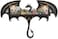 FNYDOX Gothic Evil Dragon Decor Crystal Display Shelf for Wall Wooden Witchy Shelf Rock Display Case Knick Knack Organizer Trinket Holder Wall Hanging Shelves for Essential Oil Nail Polish