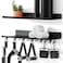 Crostice 2Tier Floating Shelf Compatible with Tonal Accessories Home Gym Storage Shelf Gym Rack Wall Mount Organizer Workout Metal Holder TBracket Lock Adapters Hanger US Patent Holding