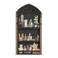 FNYDOX Gothic Crystal Shelf Display for Wall Wooden Trinket Shelf Rock Gem Healing Stone Display Shelf Wall Mounted Crystal Holder Trinket Organizer Knick Knack Shelf Gothic Witchy Decor Gifts for Wom