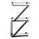 COEAYO Fire Escape Wall Shelf 3 Tier Trinket Action Figure Display with Screwdriver Screws Unique Rustic Floating Action Figure Display for Bathroom Living Room Home Decor 3 Tier 1