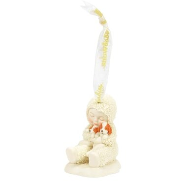 Department 56 Snowbabies Celebrations Puppy Love Hanging Ornament 264 Inch Multicolor
