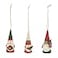 Enesco Jim Shore Heartwood Creek Christmas Gnomes Hanging Ornament Set 335 Inch Multicolor