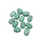 Discoveries Egyptian Imports Egyptian Scarab Beads Set of 12 Medium Vertical Drilled Green HandCarved Soapstone Ancient Egypt Hieroglyphs Made in Egypt