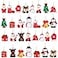 Sumind 30 Pack 3D Mini Resin Christmas Ornaments for Tree Small Xmas Miniature Hanging Ornaments Tiny Christmas Figurines Pendant Decoration for Party Decor
