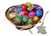 GRANDA Pysanky Pisanki Set of 12 Handpainted Polish Wooden Easter Eggs