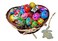 GRANDA Pysanky Pisanki Set of 12 Handpainted Polish Wooden Easter Eggs