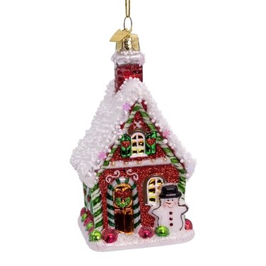 Kurt S. Adler Kurt Adler 425inch Noble Gems Gingerbread House Ornament