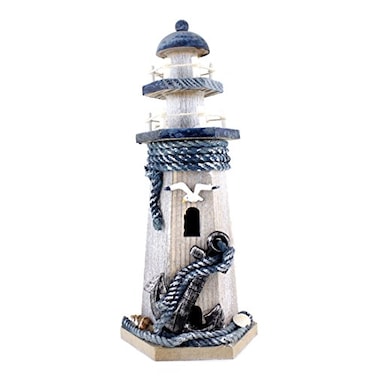 Chaomian Home Ornaments Anchor Wooden Lighthouse 106 High Nautical Themed Rooms Lighthouse