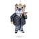 BestPysanky Dapper Bulldog in Suit with Cigar Glass Christmas Ornament