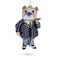 BestPysanky Dapper Bulldog in Suit with Cigar Glass Christmas Ornament