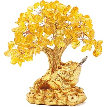 Bwinka Feng Shui Lucky Money Toad DecorationsIdeal for Attracting WealthLucky Charm Wealth Frog for Cash Register Office Desk House Warming Store Opening Gift