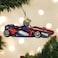 Old World Christmas Racing Car Glass Blown Ornament for Christmas Tree Handcrafted Holiday Decoration Transportation Collection
