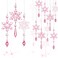 Boao Light Pink 15 Pcs Crystal Snowflake Ornaments for Winter Acrylic Snowflake Decorations Wonderland for Party Favor Celebration