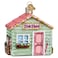 Old World Christmas She Shed Glass Blown Ornament for Christmas Tree Handcrafted Holiday Decoration Garden Collection