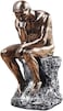 Aendu Creative Thinker Statues Individual Figurine for Living Room Decor H 96 Inch Sandstone Unique Sculpture Enhancing Creativity and Inspiration in Home or Office Copper