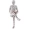 GRAPMKTG Home Decor Pulp Reading Women Thinker Statue Aesthetic Sculpture Room Decor Modern Abstract Decoration on Shelf Table Desk for Living Room Office Bedroom E