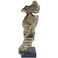 ThriBartLive Silence is Golden TheThinker Statue Abstract Handcraft Keep Silent Thinker Statue Model Face and Hand SculptureGold