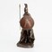 Veronese Design Veronese 9 78 Inch Leonidas Spartan King with Spear and Shield Cold Cast Resin Antique Bronze Sculpture