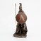 Veronese Design Veronese 9 78 Inch Leonidas Spartan King with Spear and Shield Cold Cast Resin Antique Bronze Sculpture