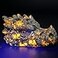 TEAMWILL 315 Natural Yooperite Hand Carved Dragon Skull Quartz Crystal Healing 1pc