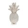 Modern Day Accents Crystal Silver Pineapple Sculpture Clear
