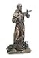 WU Saint Francis of Assisi Statue Sculpture Cold Cast Bronze