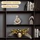 UTTCMK Bookshelf Decor Thinker Statue Abstract Art Reading Thinker Sculpture Figurine Aesthetic Modern Home Decoration for Living Room Office Shelves Coffee Table Desk DecorBeige