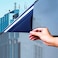 Niviy One Way Window Film Daytime Privacy Mirror Effect Reflective Window Tint for Home Self Adhesive UV Sun Blocking Heat Control Glass Door Films 175 x 787 inches Blue Silver