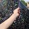 Volcanics Total Blackout Window Privacy Film with Installation Tools Rainbow Room Darkening Black Window Cover Static Cling 100 Light Blocking 354 x 787 Inches