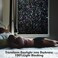 Volcanics Total Blackout Window Privacy Film with Installation Tools Rainbow Room Darkening Black Window Cover Static Cling 100 Light Blocking 354 x 787 Inches