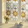 Oxdigi 3D Stained Glass Window Film Static Cling Privacy Protection UV Blocking Floral Geometry Pattern 236x354 No Residue Reusable