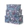 SoulLane Soul Lane Decorative Storage Cardboard Boxes with Lids Elegance in Bloom Set of 3 Floral Moody Paperboard Nesting Boxes