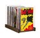Komiq Patented Comic Book Storage Holder Wooden Acrylic Display BoxCase for Collectors Organizer for Comics Magazines Books Holds 150 Issues 145x8 in Dark Walnut