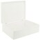 Creative Deco XL White Wooden Box Storage with Hinged Lid 158x118x55in 05 Keepsake Gift Box for Tool Dog Toy Kitchen Storage Wood Chest Trunk
