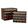 Blanc 2 Pcs Classic Brown Wooden False Book Box Storage Box 787 x 63 x 551 inches 1 kg Capacity Each 2 Count