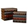 Blanc 2 Pcs Classic Brown Wooden False Book Box Storage Box 787 x 63 x 551 inches 1 kg Capacity Each 2 Count