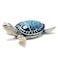 Hodao Sea Turtle Jewelry Keepsake Box Decorations For Home Table Sculpted HandPainted Memorial Box Summer Sea Turtle Gifts Decor For Bathroom Summer Home Ocean Statues
