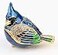 SEVENBEES Bird Trinket Box Metal Enameled Animal Figurines Collectable Wedding Jewelry Ring Holder Organizer