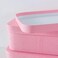 SoulLane Soul Lane Set of 3 Textured Pink Boxes with Rounded Edges Decorative Cardboard Boxes with Lids Nesting Gift Storage Large Paperboard Containers for Organizing and Keepsakes