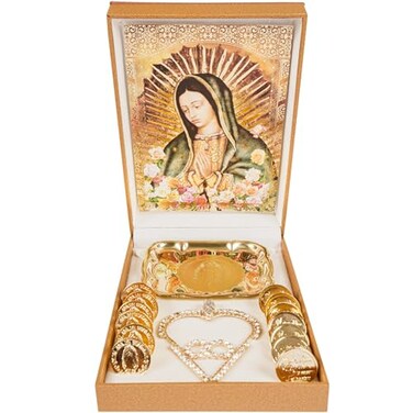 Nuestra Fe Arras para boda catolica Handmade in Mexico Arras de boda catolica perfect for lazo para boda catolica monedas de boda mexican arras wedding coins catholic arras wedding lasso
