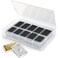 WAEKIYTL Silver Bar Case 1 Oz Silver Bar Storage Box 40 Count Clear Acrylic Storage Container Modern Style