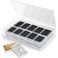 WAEKIYTL Silver Bar Case 1 Oz Silver Bar Storage Box 40 Count Clear Acrylic Storage Container Modern Style