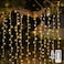 suddus Curtain Lights for Bedroom 200 Led Hanging String Light Outdoor Fairy Curtain Lights Indoor for Christmas Dorm Wall Backdrop Window Wedding Party Birthday Decor Warm White